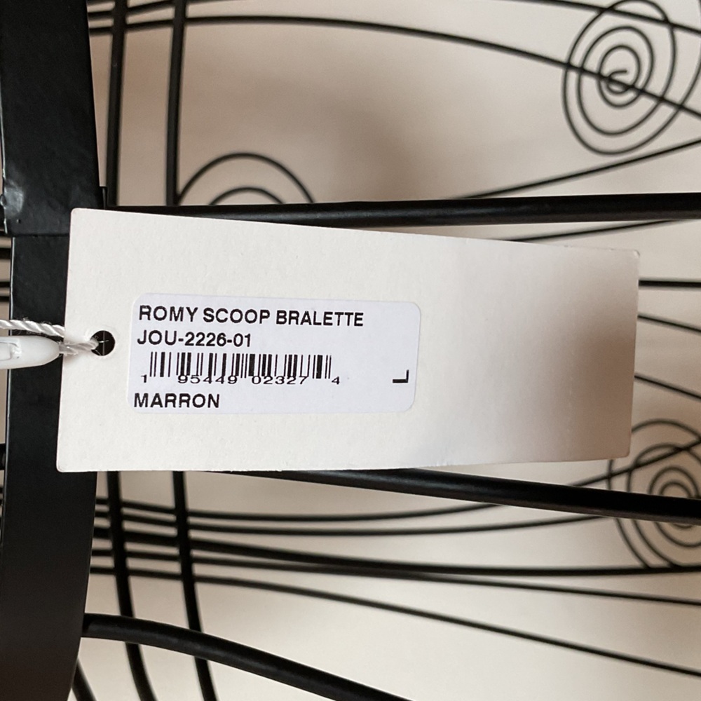 Journelle Romy Scoop Bralette, Large, New With Tags - Picture 8 of 9